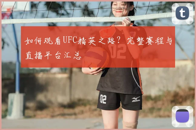 如何观看UFC精英之路?完整赛程与直播平台汇总
